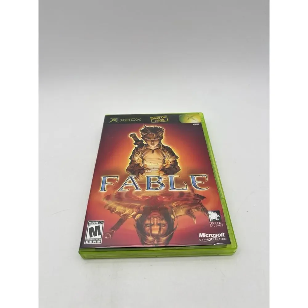 Xbox Fable CIB, Game Disc, Case, And Manual Tested & Working VG Condition
